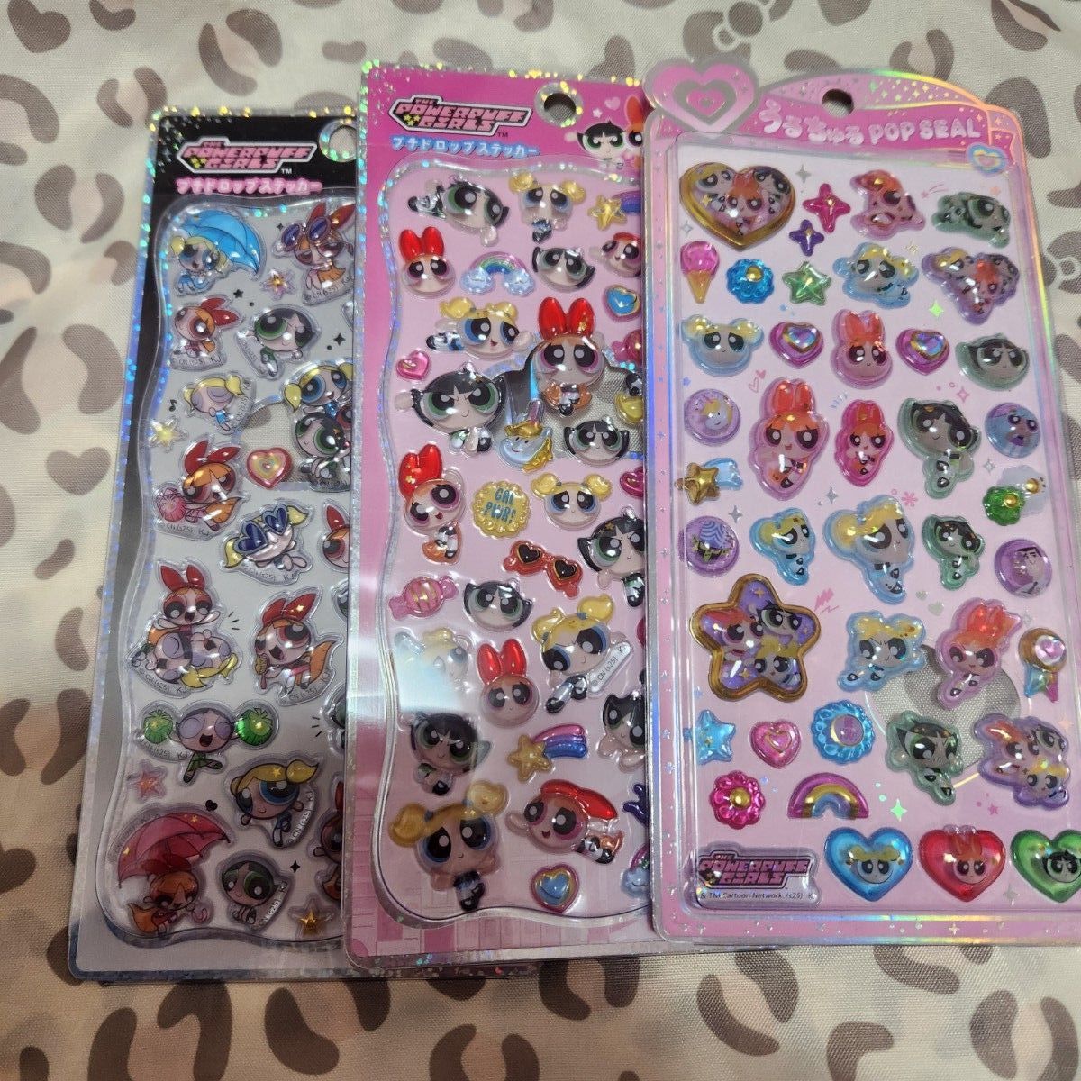 パワーパフガールズ プチドロップステッカー プチドロップシール うる