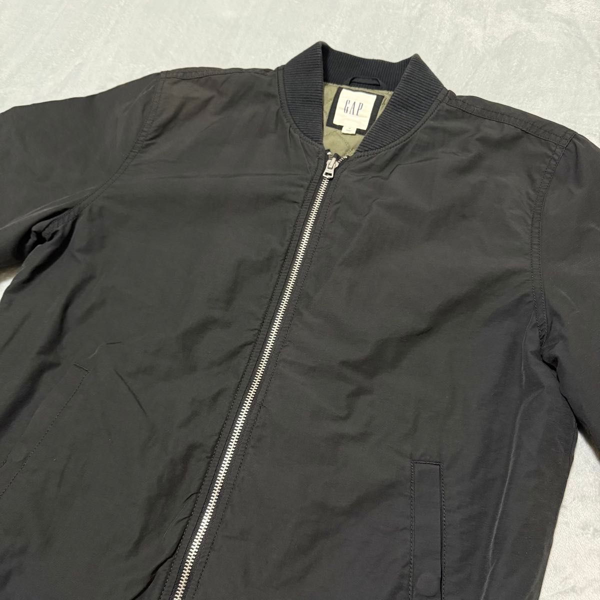 old gap】GAP 00s フライトジャケット MA-1 黒 IDEAL オールドギャップ
