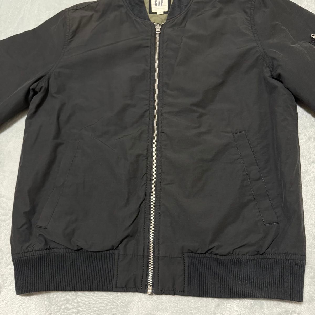 old gap】GAP 00s フライトジャケット MA-1 黒 IDEAL オールドギャップ