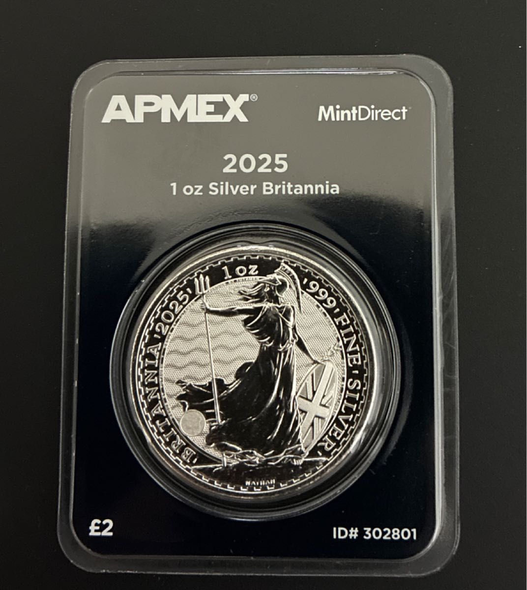 鑑定パッケージ】 2025年 英国 ロイヤルミント 1オンス 銀貨