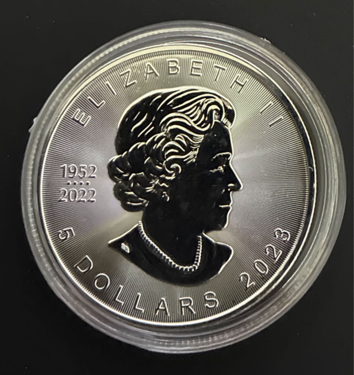 本物保証】2023年 カナダ メープルリーフ銀貨 1オンス 5ドル 純銀 9999