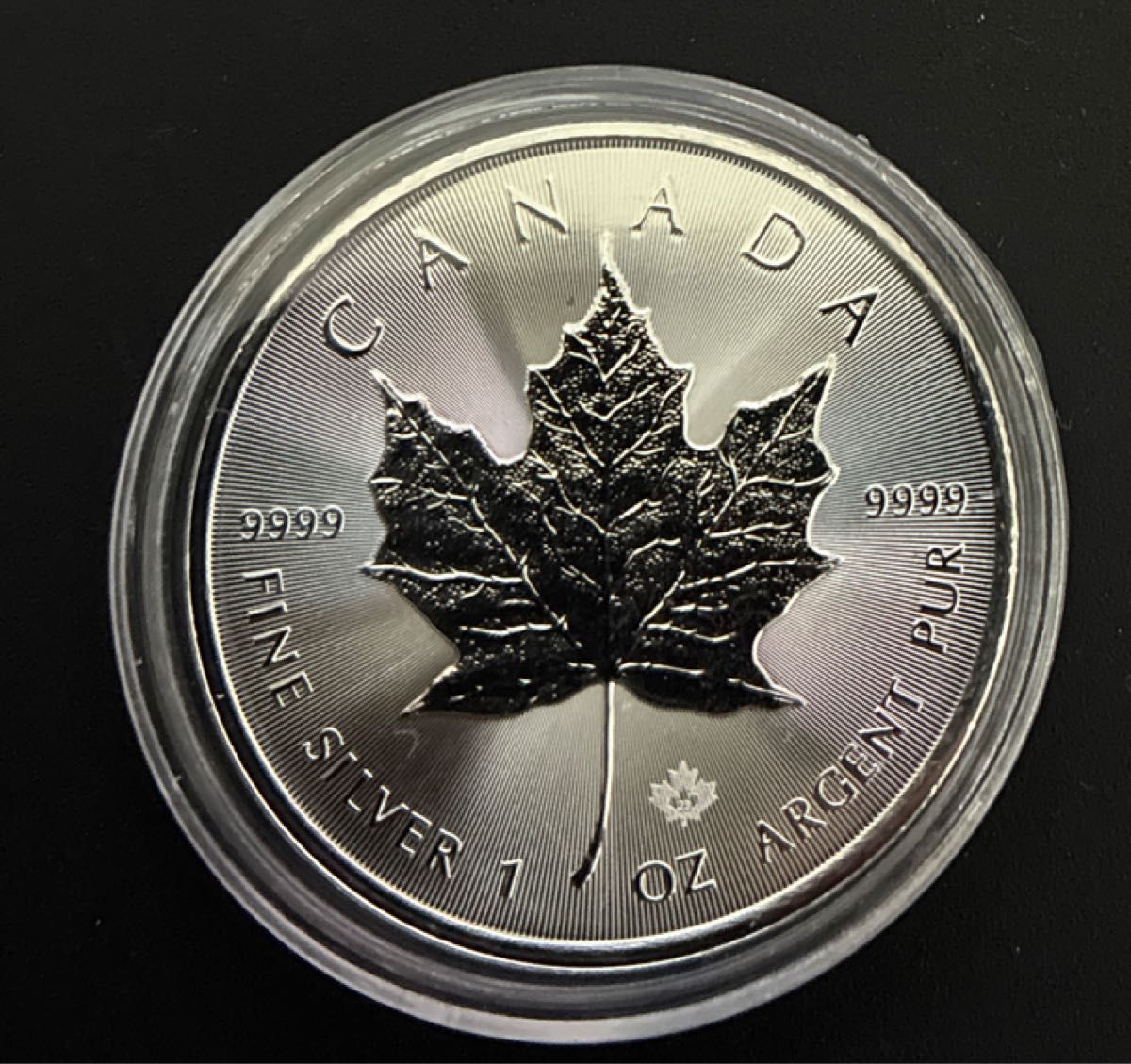 本物保証】2023年 カナダ メープルリーフ銀貨 1オンス 5ドル 純銀 9999