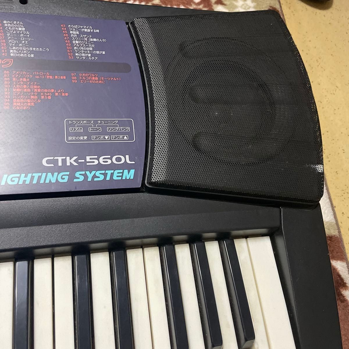 CASIO CTK-560L 電子キーボード 光ナビゲーション機能 カシオ 音楽器材