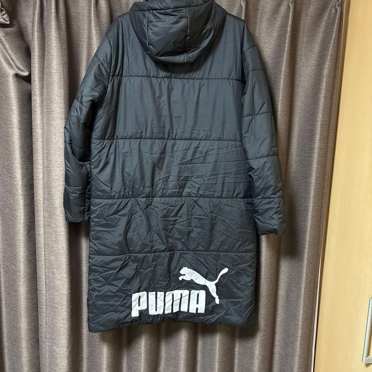 PUMA プーマ ベンチコート ロングコート ブラック Lサイズ｜Yahoo