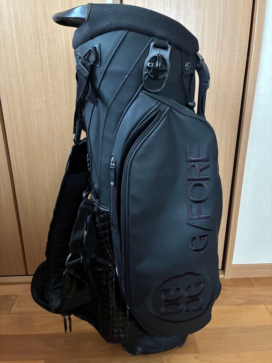 希少 G/FORE キャディーバッグ スタンド形 ショルダーストラップ2本付
