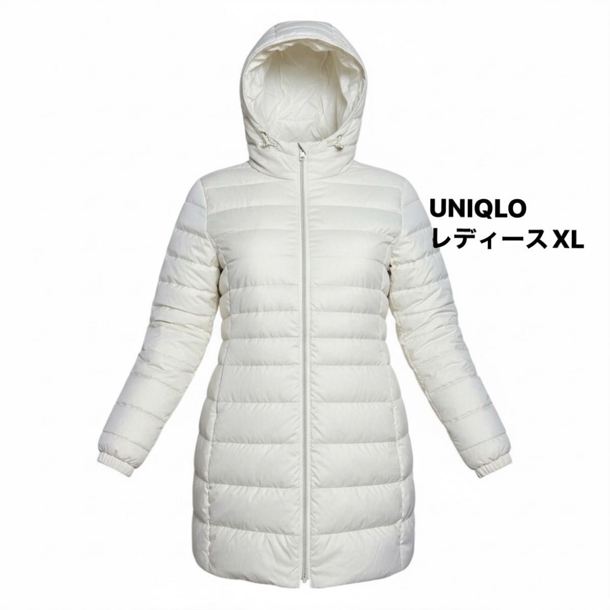 UNIQLO ウルトラライトダウン フード付きロングコート レディースXL