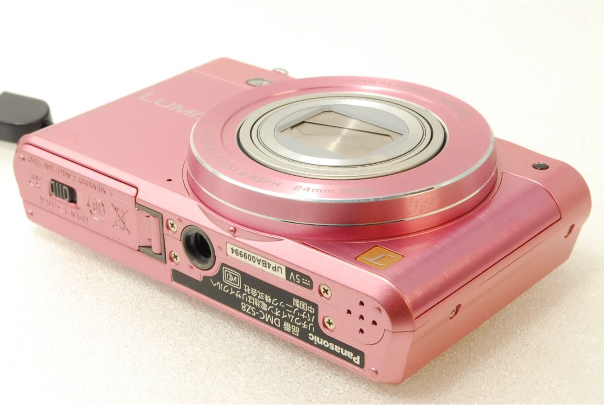 Panasonic LUMIX DMC-SZ8 スマホ転送 動作確認済 ピンク デジタル