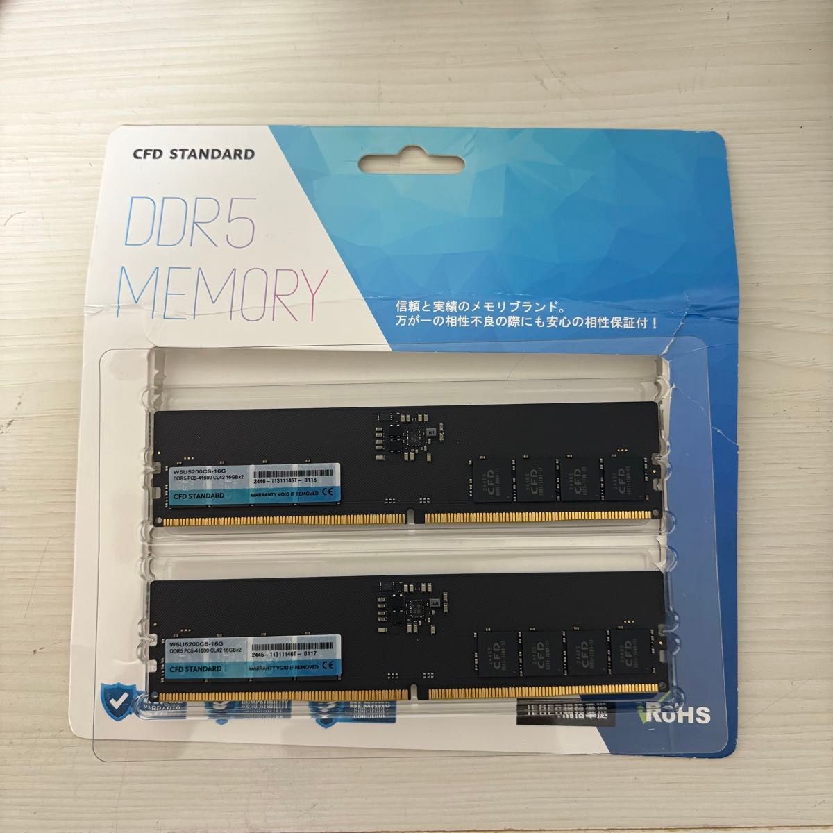 CFD STANDARD DDR5 MEMORY 16GB×2枚 32GB 訳あり ジャンク｜Yahoo