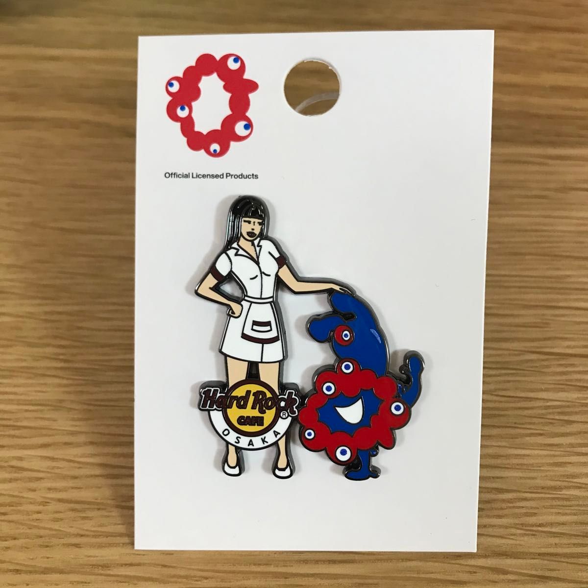 ハードロックカフェ 大阪 ミャクミャク ピンバッジ 公式ライセンス商品