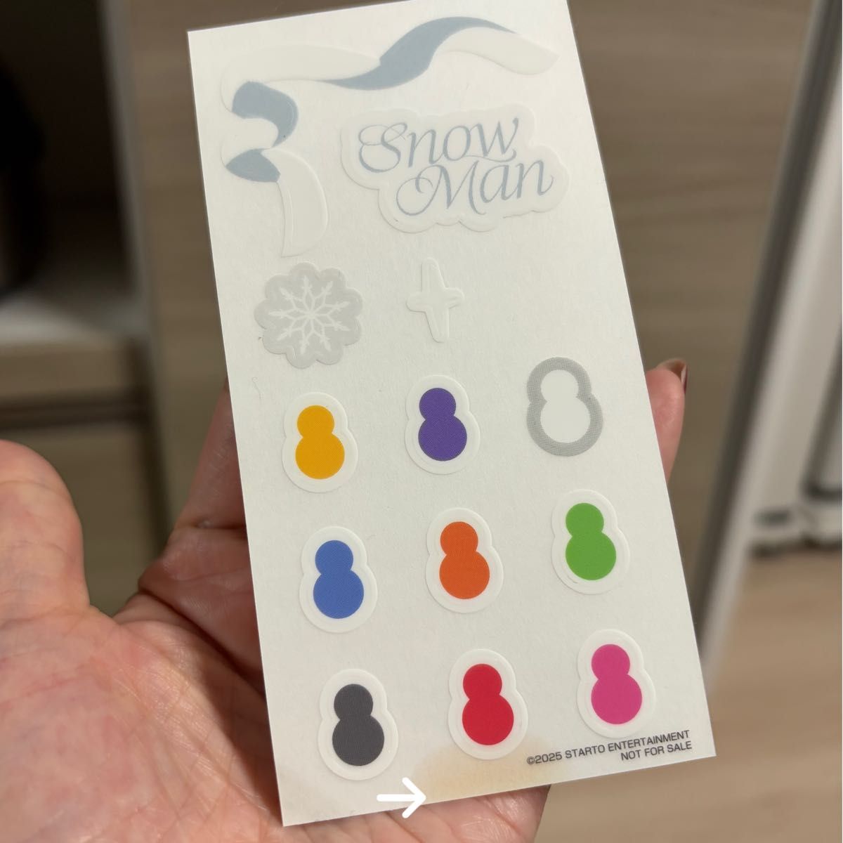 新品 SnowMan スノーボールクッキー 1stポップアップ 大阪東京限定