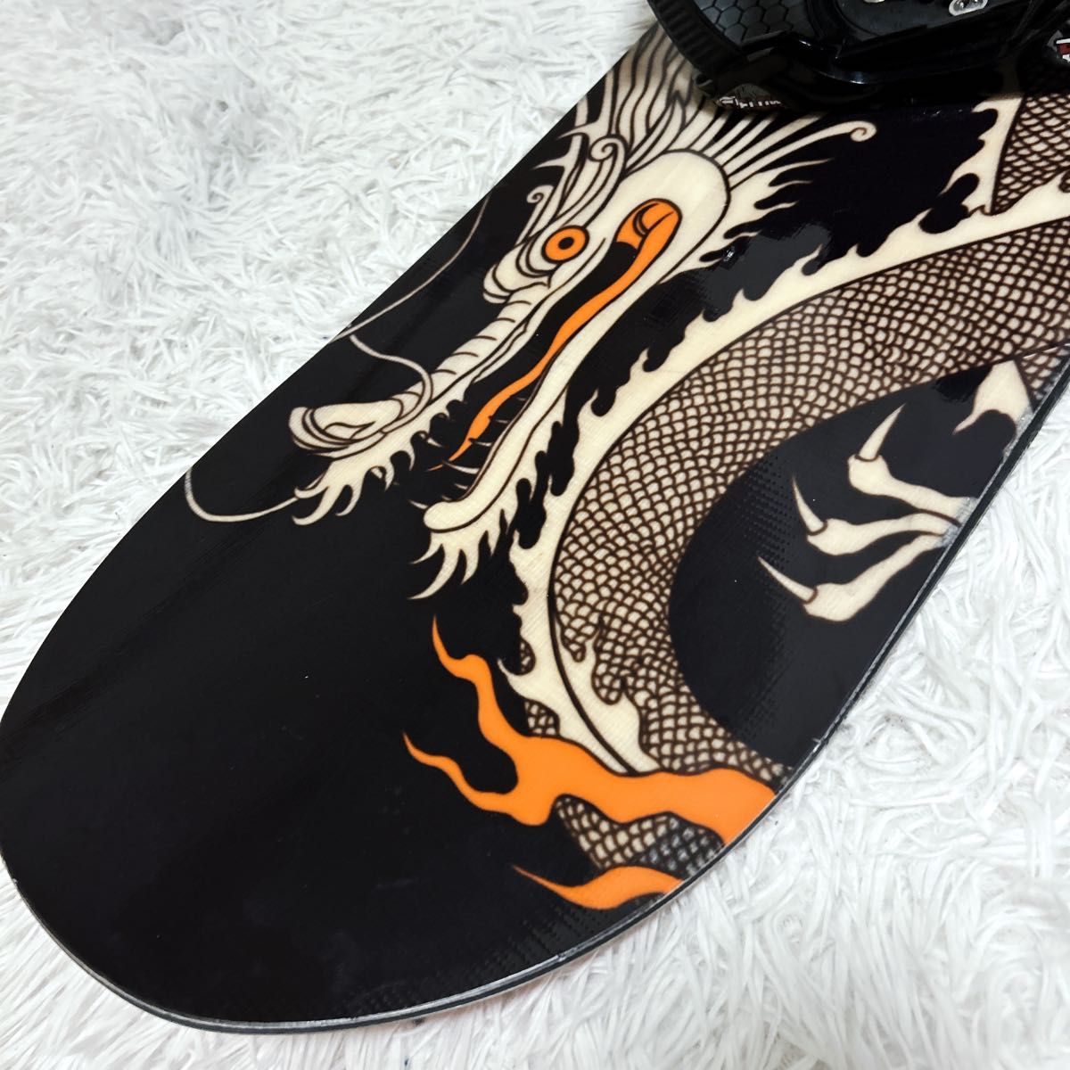美品】ZUMA 飛燕龍 151cm FLOW ビンディングセット スノーボード 板