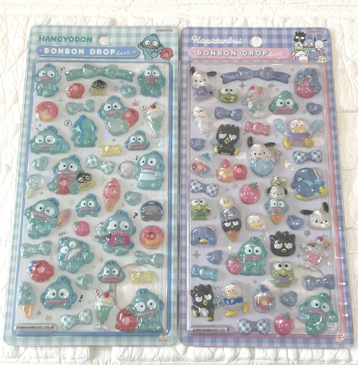正規品】 サンリオ ボンボンドロップシール サン第二弾 8枚