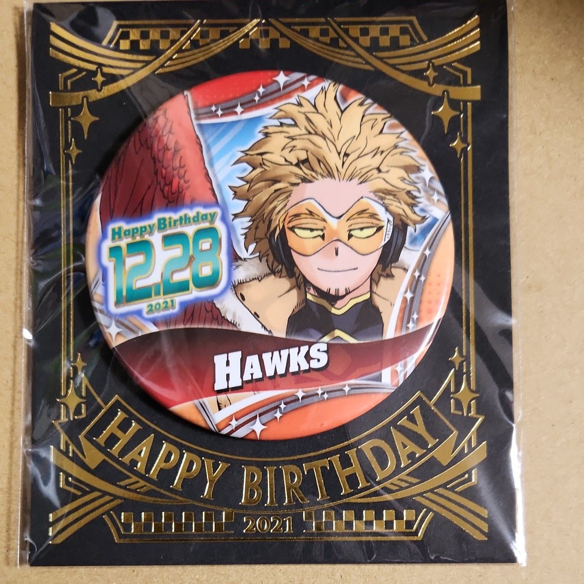 ホークス バースデー缶バッジ 誕生日 ヒロアカ｜Yahoo!フリマ（旧