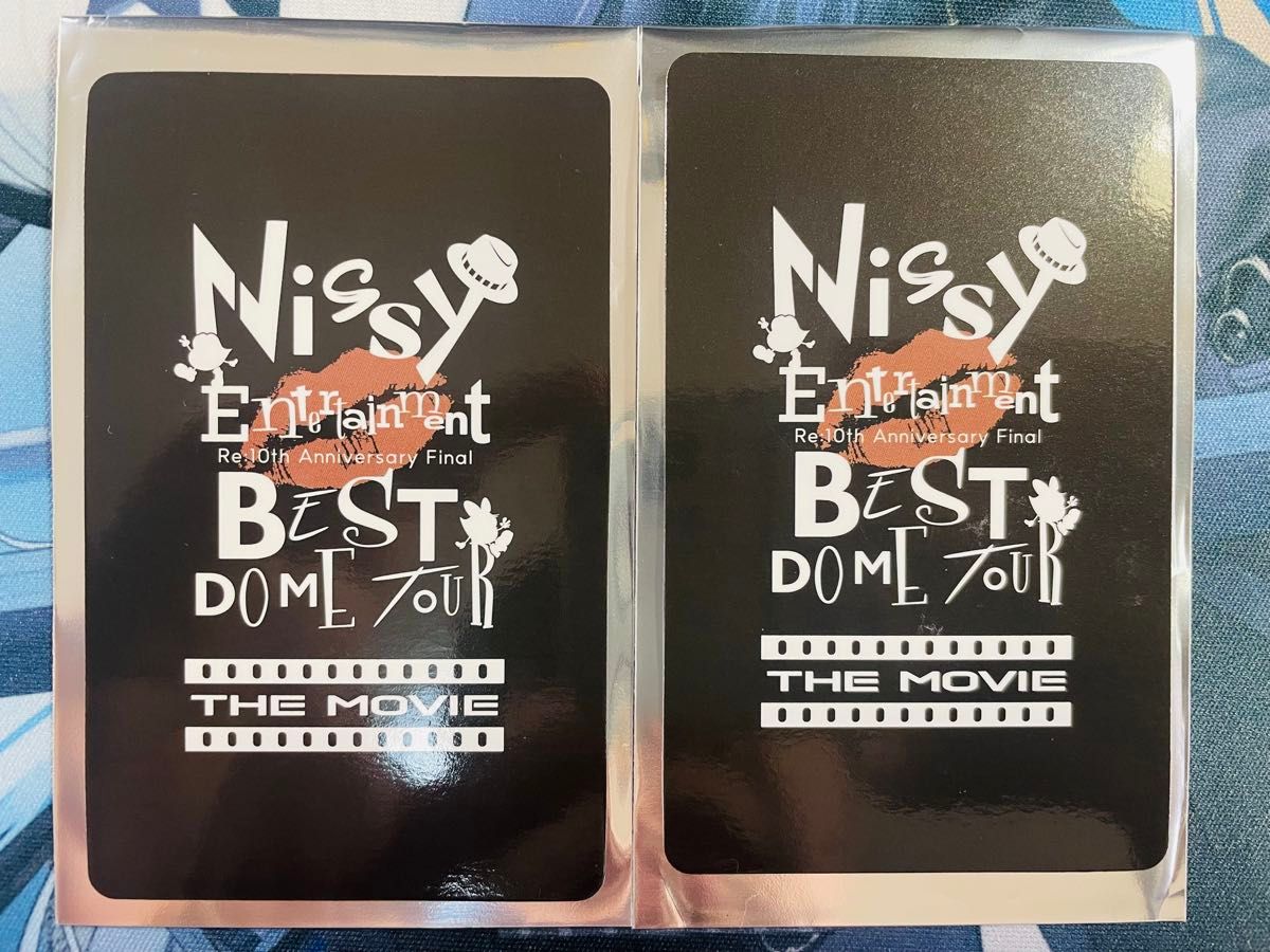 Nissy 映画 10レカ トレカ 入場者特典 2種Nissy フィルム風カード BEST