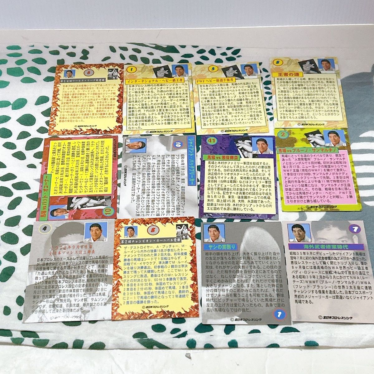 ジャイアント馬場 メモリアルカード コレクション サイン入デザイン