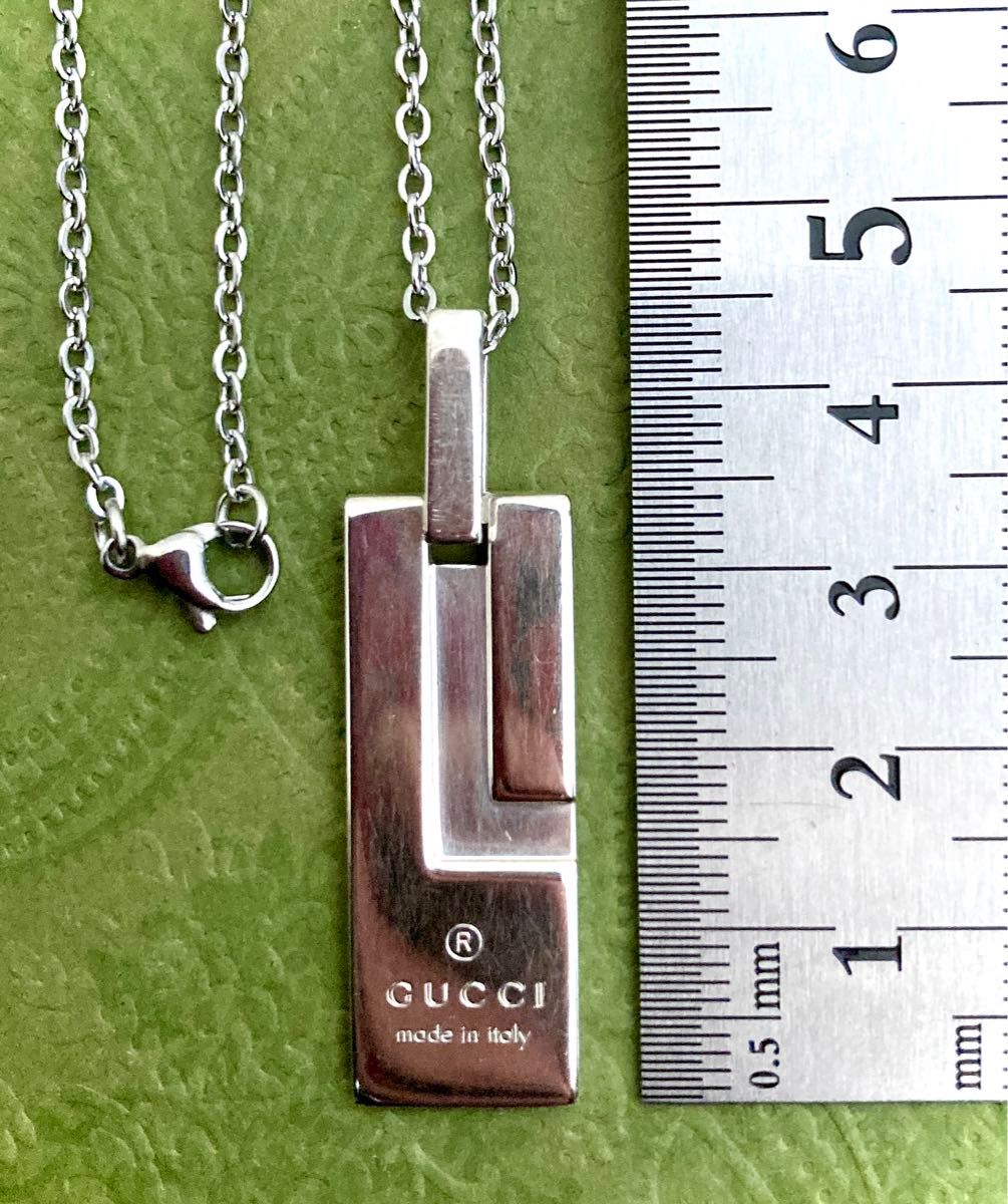 GUCCI/グッチ Gロゴ/Gモチーフプレート ネックレス/ペンダント｜Yahoo