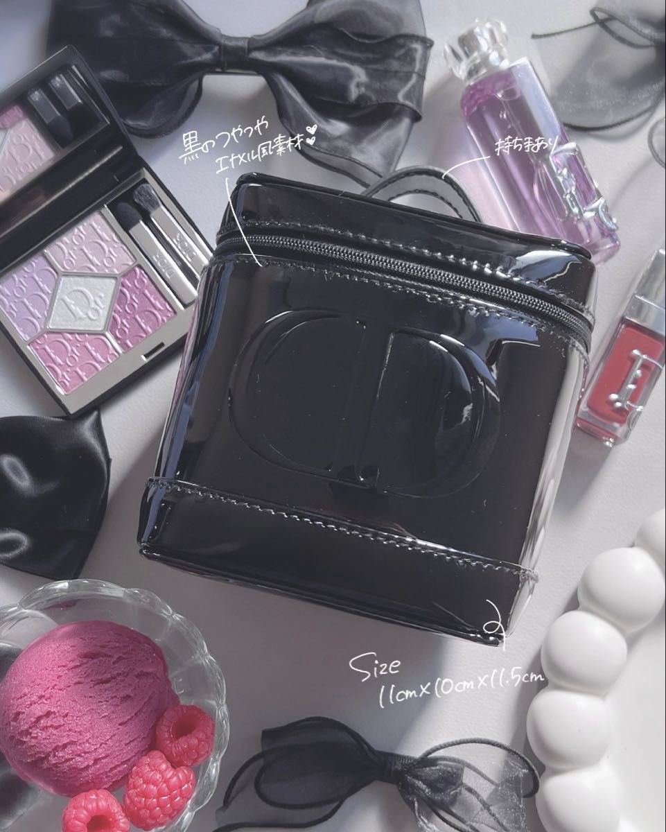 新品 Dior ディオール ノベルティ バニティポーチ ブラック 2025 2026