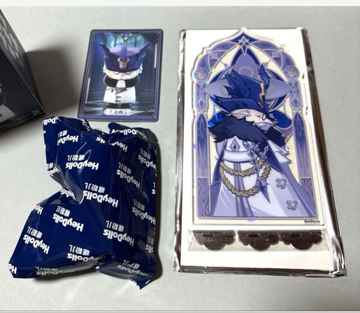 原神 ファデュイ 執行官 フィギュア アクスタ 雄鶏 プルチネッラ 霜痕