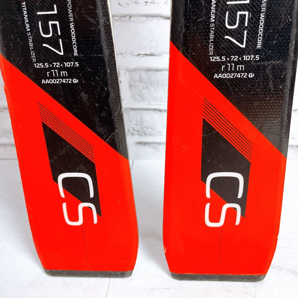 本日限定価格 】ATOMIC REDSTER CS スキー板 157センチ グリップ