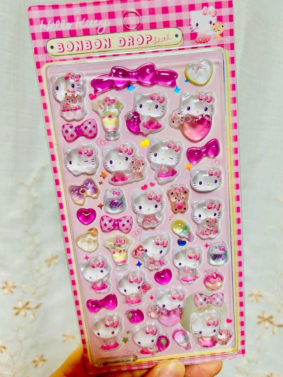 第二弾 サンリオ ボンボンドロップシール コンプリート 8枚 お買い得