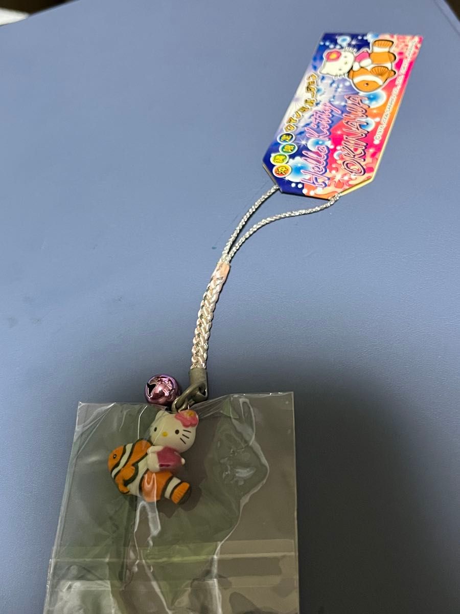 ハローキティ 根付けストラップ クマノミバージョン 沖縄限定 新品未