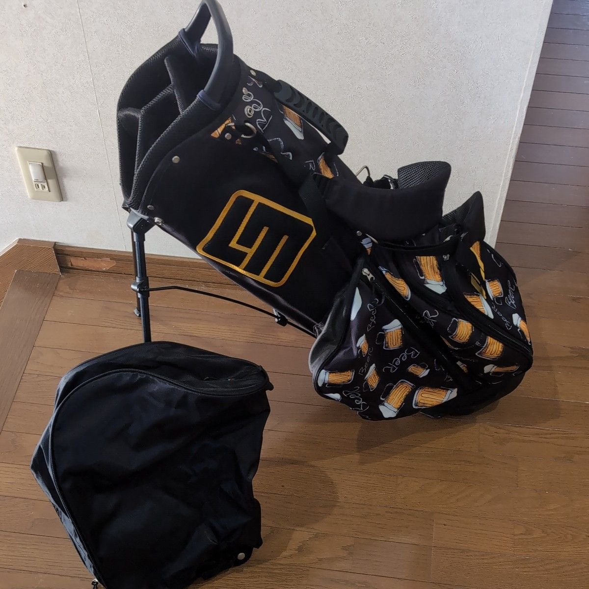 ラウドマウス スタンドキャディバッグ ビール柄 ブラック｜Yahoo