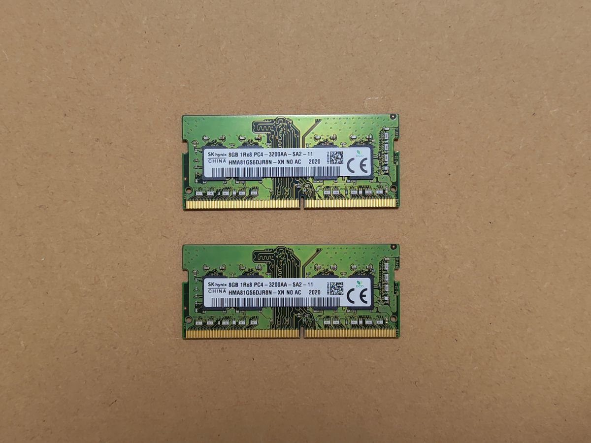 ノートPC用DDR4メモリ（8GB×2枚 合計16GB）｜Yahoo!フリマ（旧PayPay