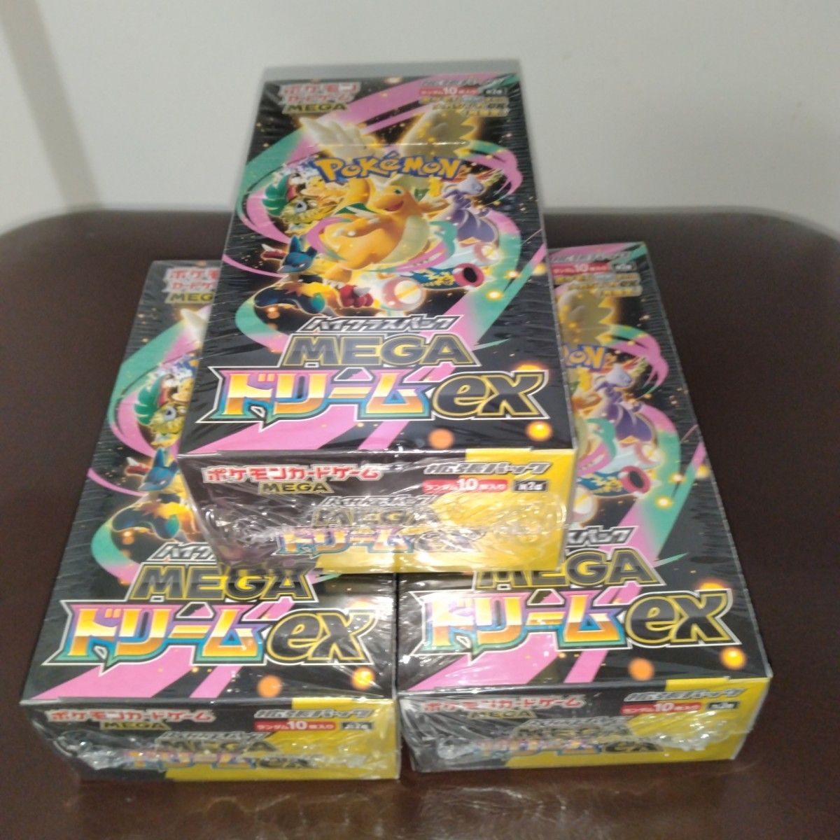 シュリンク付きポケモンカードMEGA ハイクラスパック ドリーム ex 3BOX