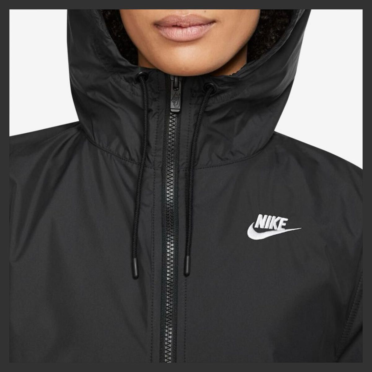 NIKE レディース ウインドブレーカー ブラック Lサイズ｜Yahoo!フリマ