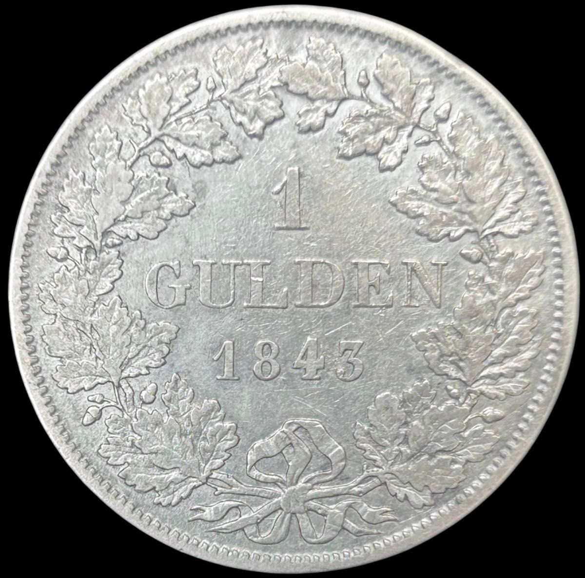 ヴュルテンベルク 1843 1G銀貨 ヴィルヘルム1世｜Yahoo!フリマ（旧