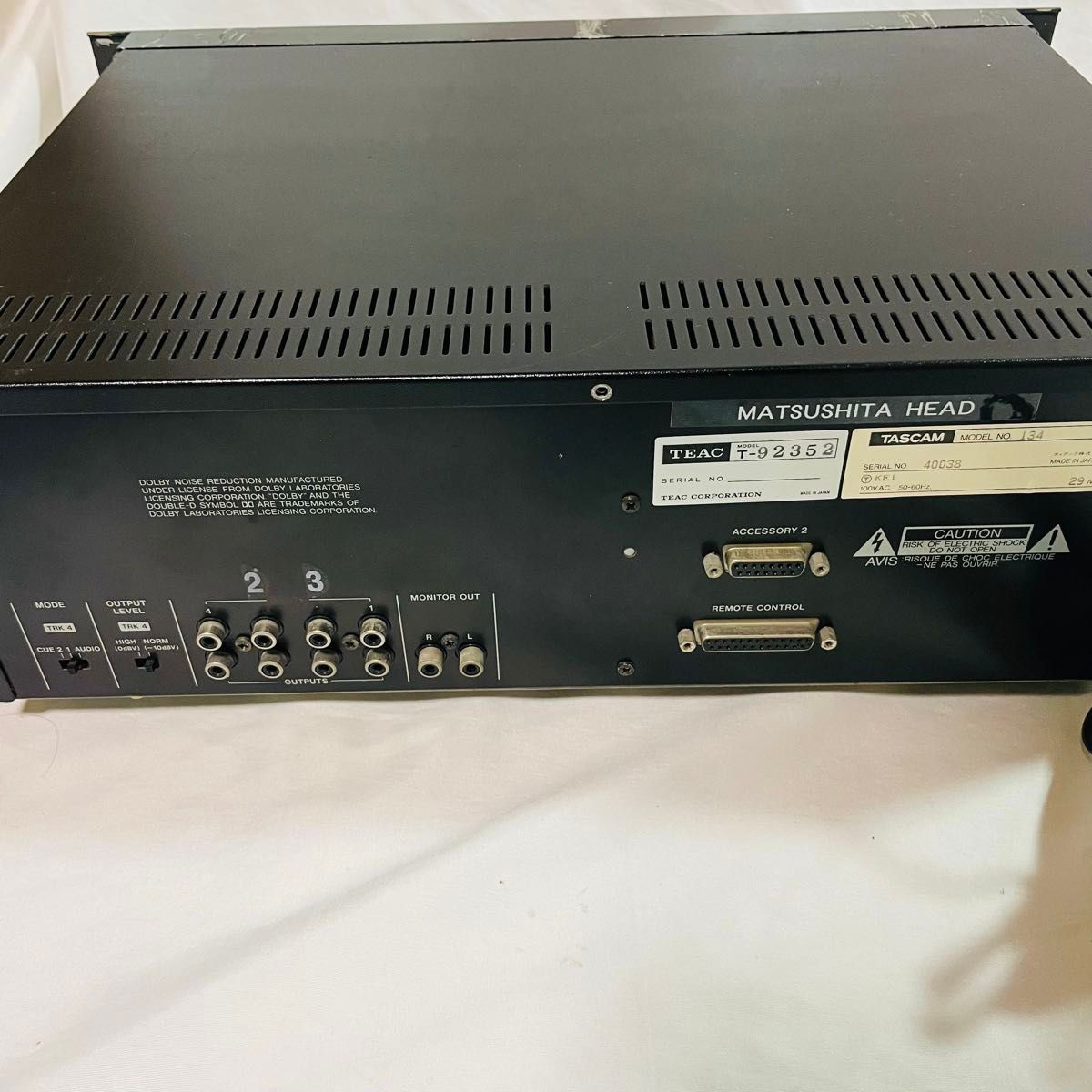 TASCAM 134 マルチトラックレコーダー タスカム 現状品｜Yahoo!フリマ