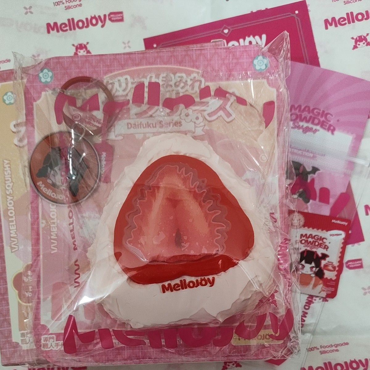 Mellojoy メロジョイ スクイーズ 大福シリーズ クリームまみれ大福