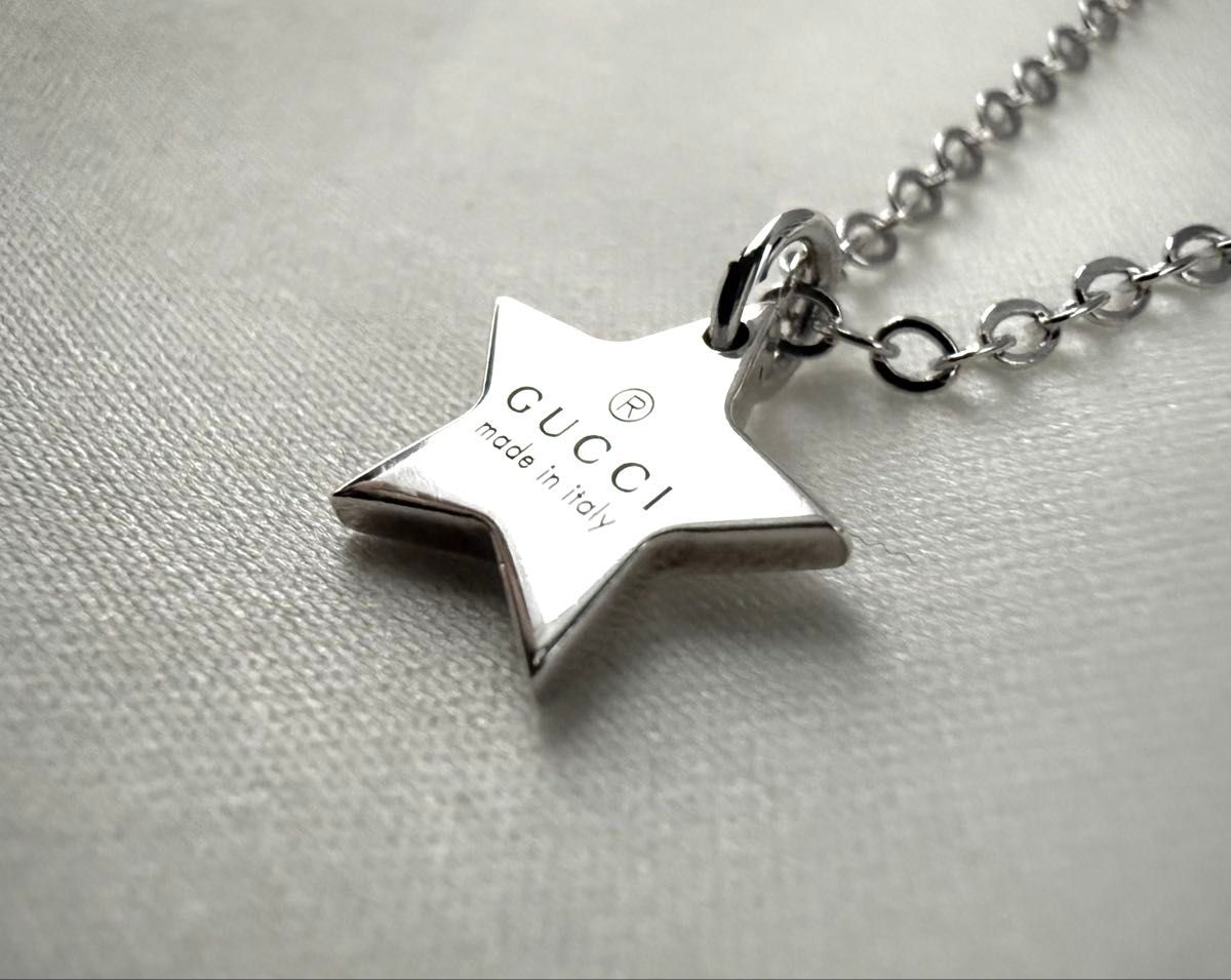 極美品 GUCCI グッチネックレス スター シルバー925｜Yahoo!フリマ（旧