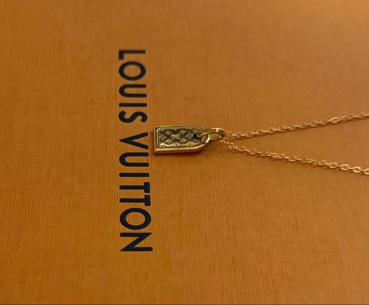 極美品 LOUIS VUITTON ネックレス ナノグラム 【正規品】｜Yahoo