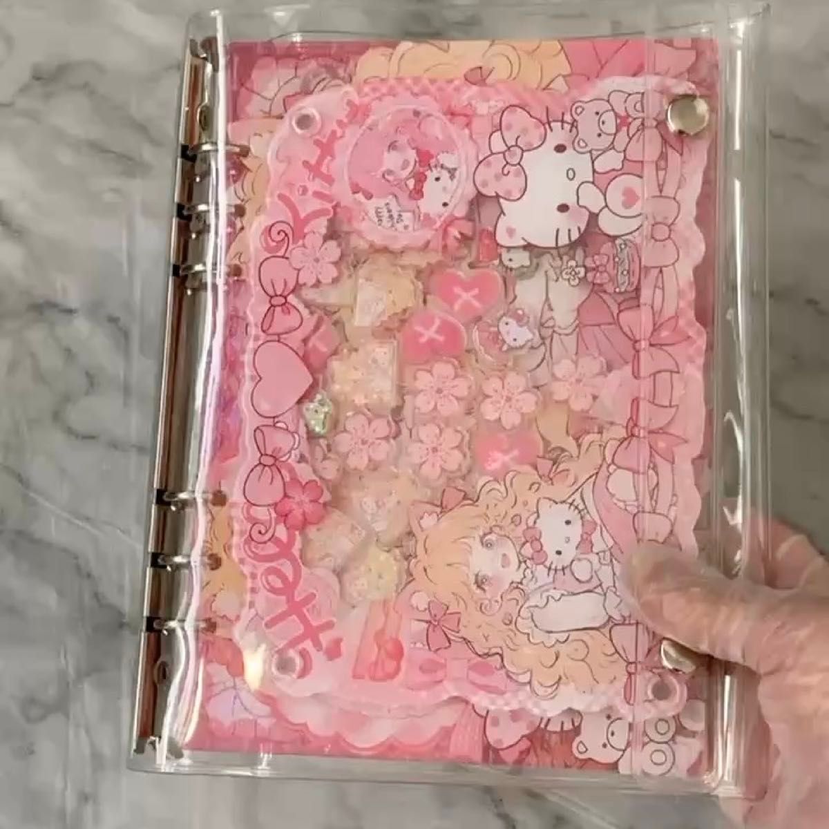 メゾピアノ エンジェルブルー シールバインダー シール帳 ベリエちゃん