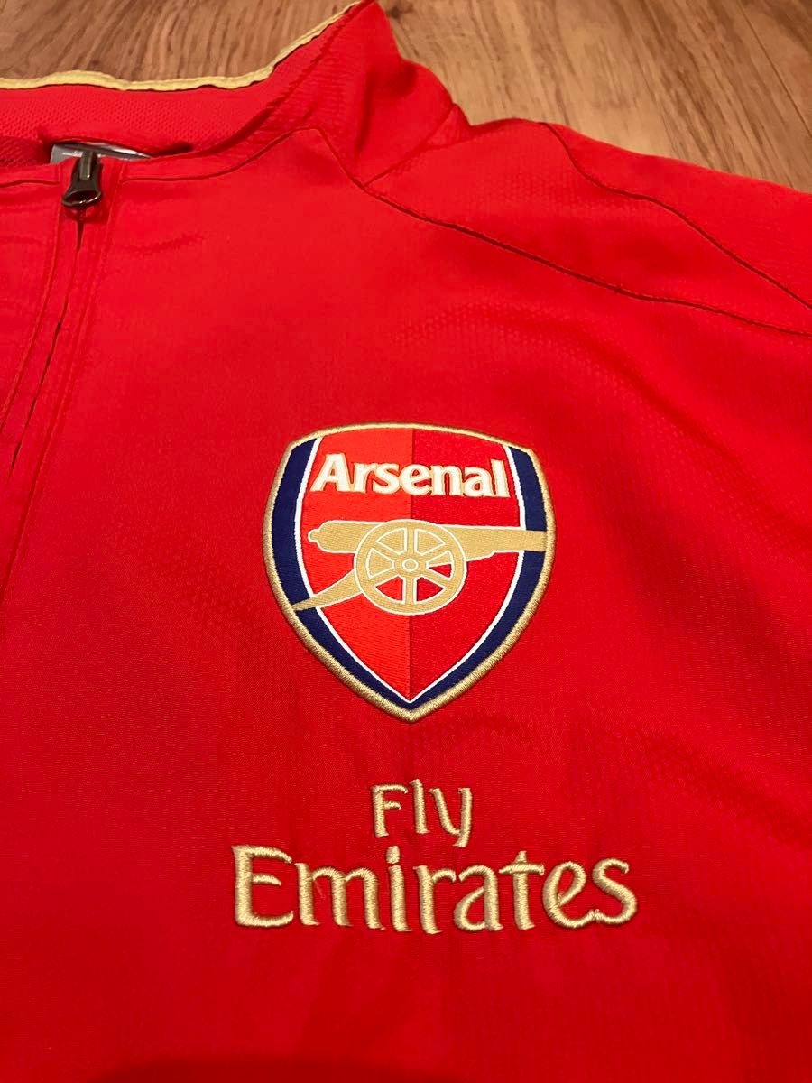 アーセナルFC Nike トラックジャケット 赤 Fly Emirates古着 ナイキ