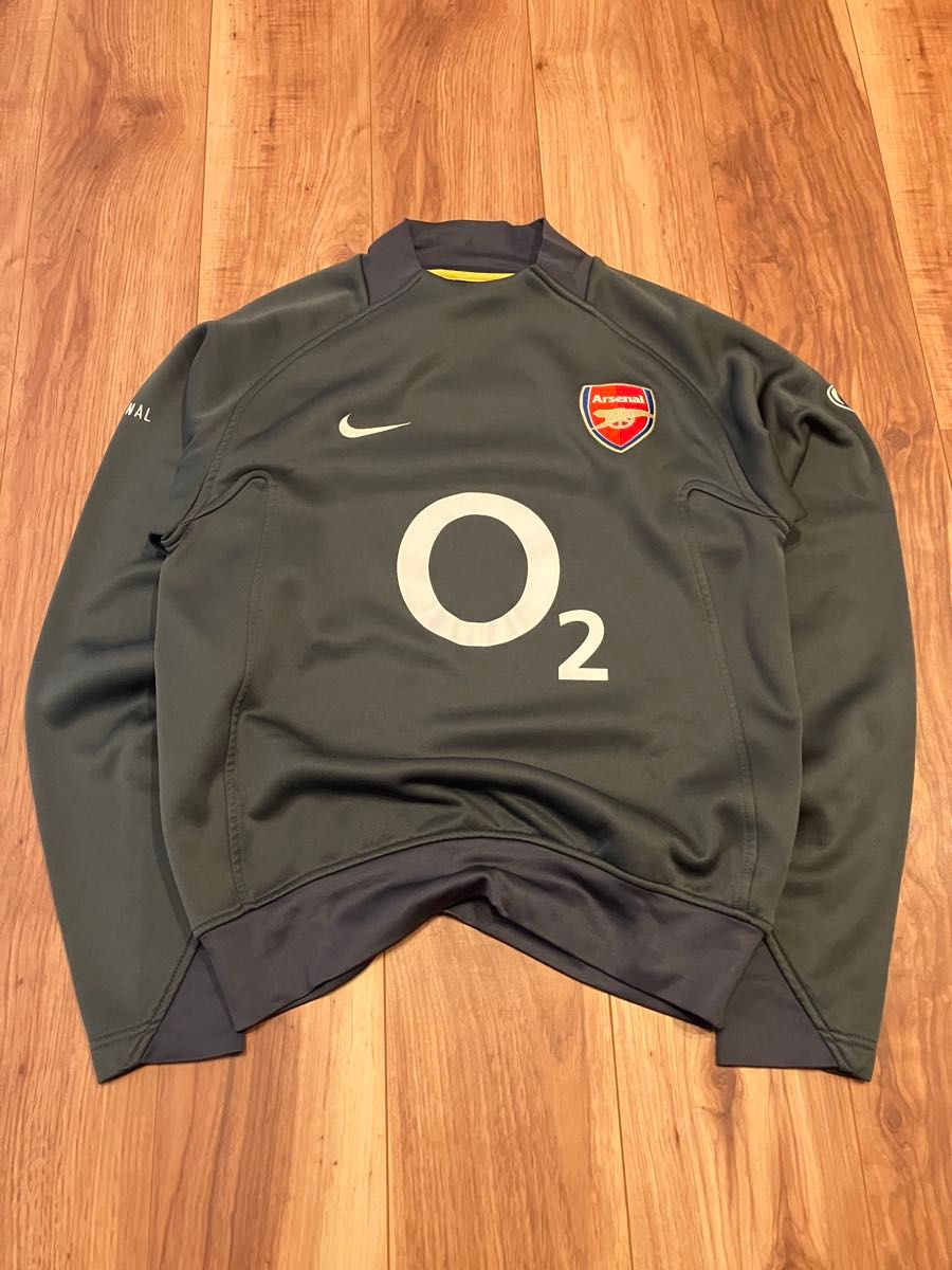 アーセナル Nike O2 トレーニングトップ 古着 90s ナイキ アンリ