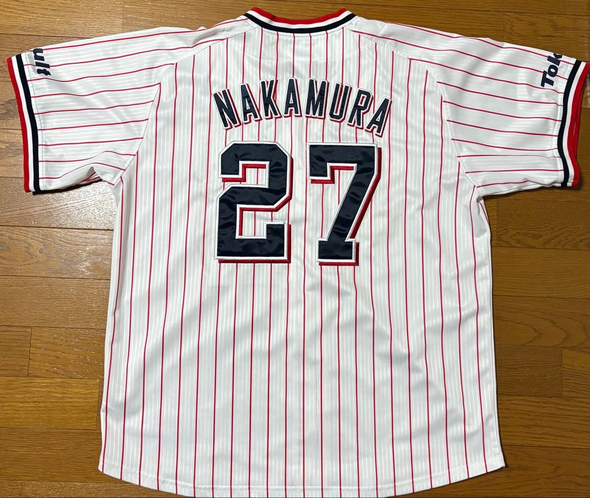 東京ヤクルトスワローズ 背番号27 中村悠平 ホームユニフォーム サイズ