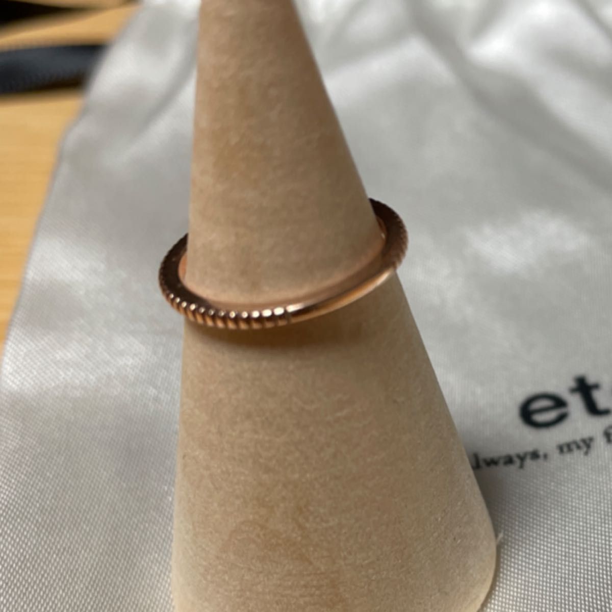 ete エテ K10 3号 ピンキーリング ピンクゴールド レイヤード｜Yahoo