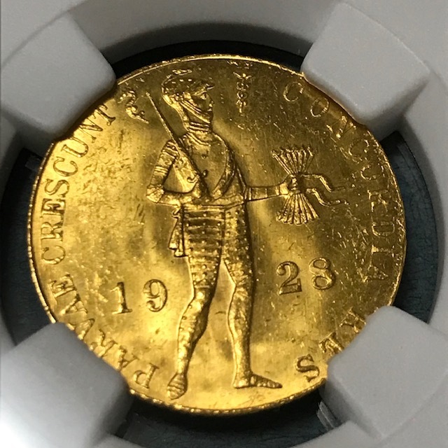Yahoo!オークション - 1928 オランダ ダカット金貨 騎士立像 NGC MS62