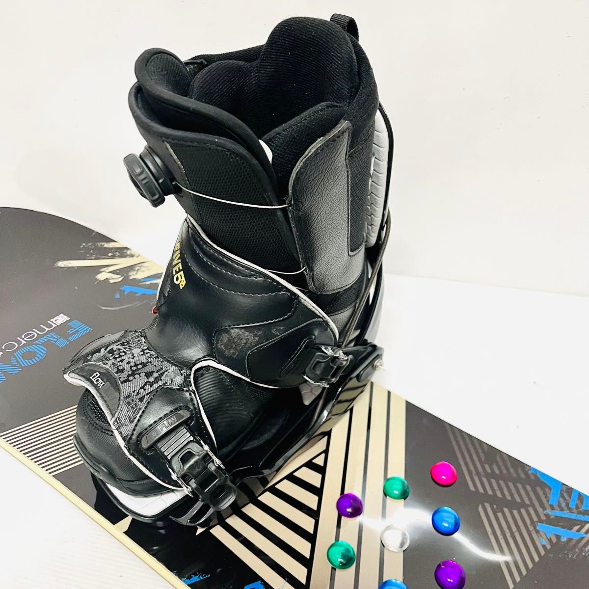 FLOW フロー ボードセット フロウ スノーボード 3点セット ボア ブーツ