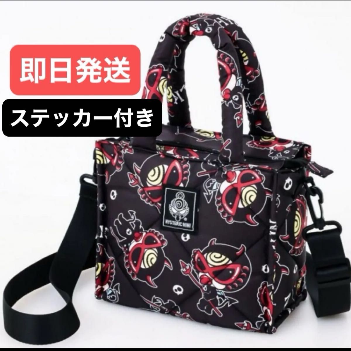 即日発送】HYSTERIC MINI ミニスクエアバッグ ステッカー付 ムック本