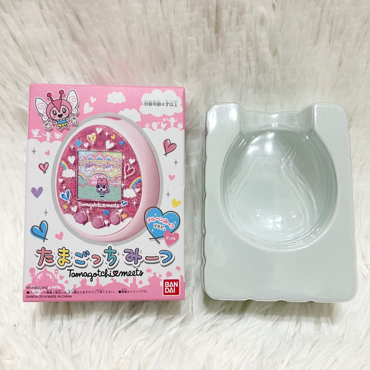 美品 箱付き 動作良好】たまごっちみーつ メルヘンみーつver ピンク