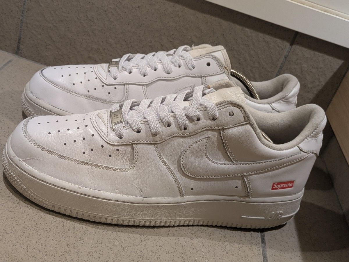 NIKE AIR FORCE 1 LOW Supreme ホワイト エアフォース1｜Yahoo!フリマ