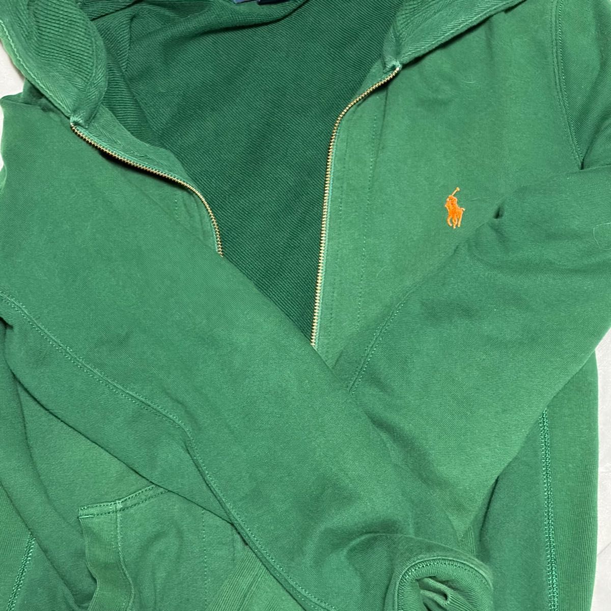 POLO RALPH LAUREN ポロラルフローレン ジップアップパーカー グリーン