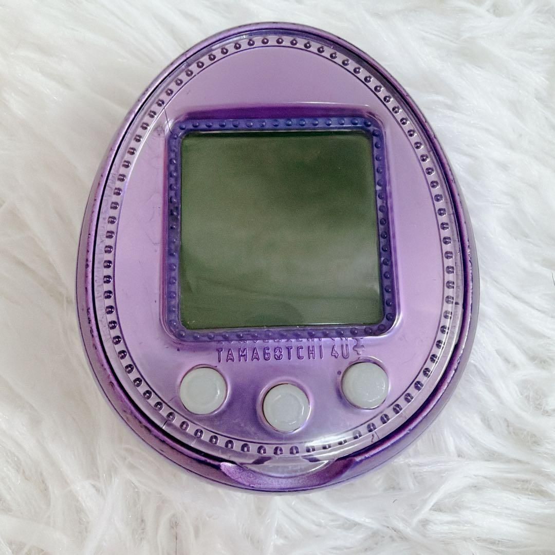 箱 取説付き Tamagotchi たまごっち 4U+ ライトパープル バンダイ