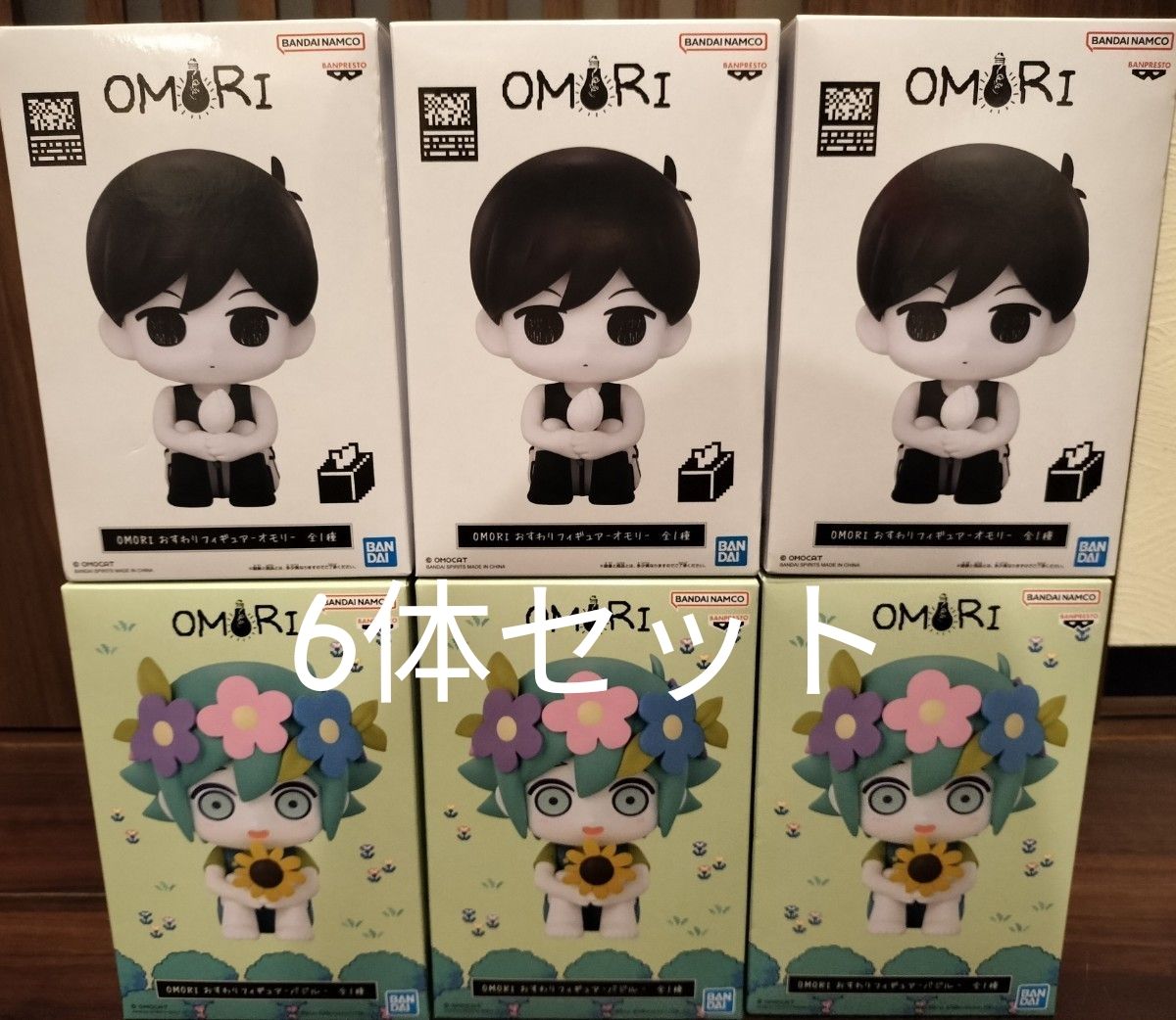 OMORI おすわりフィギュア オモリ バジル 全6体セット｜Yahoo!フリマ