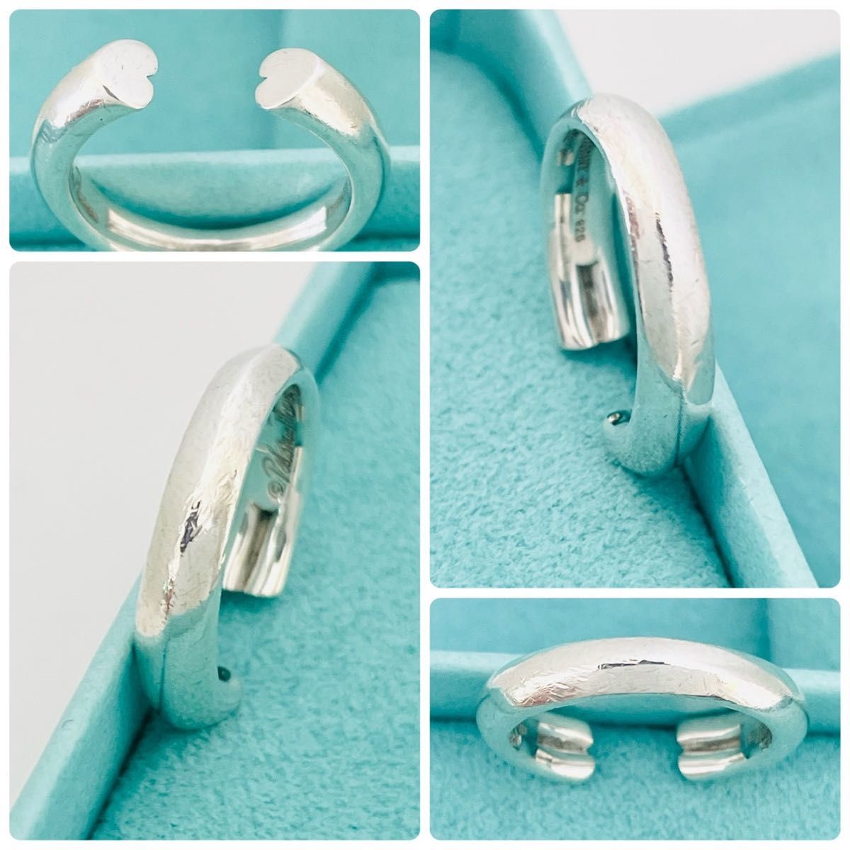 極美品 TIFFANY&Co ティファニー リング テンダネス ハート シルバー