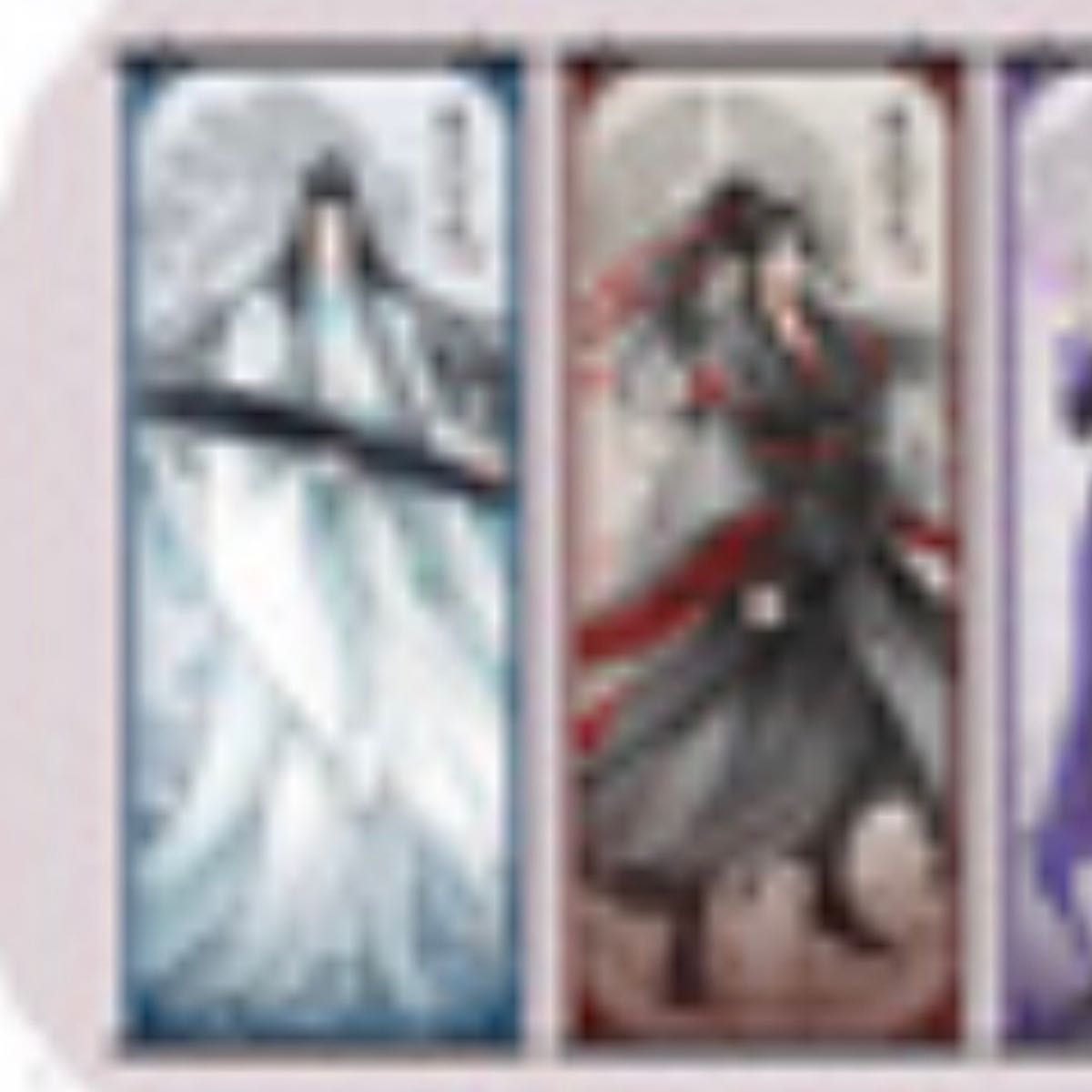 魔道祖師 まどそし 藍忘機 魏無羨 掛け軸 タペストリー 2点セット 公式