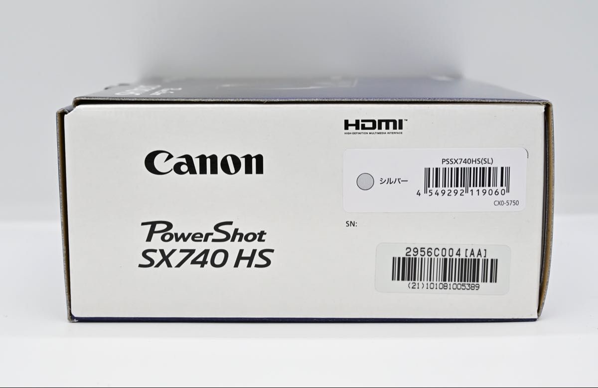 未使用に近い】Canon PowerShot SX740 HS シルバー｜Yahoo!フリマ（旧
